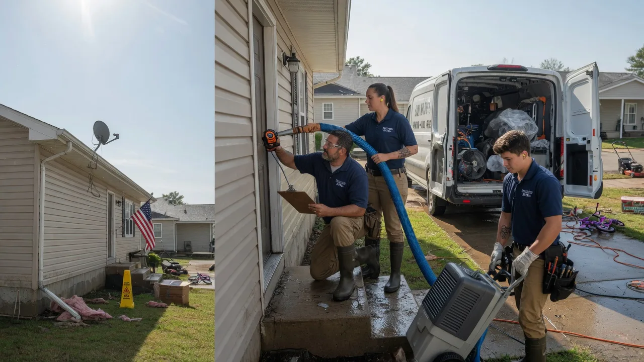 Ceiling Water Damage Restoration in Chunchula, AL near me